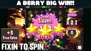 A BERRY BIG WIN!!  **NEW GAME** FRUIT SMASH 🍍 Chumba Casino