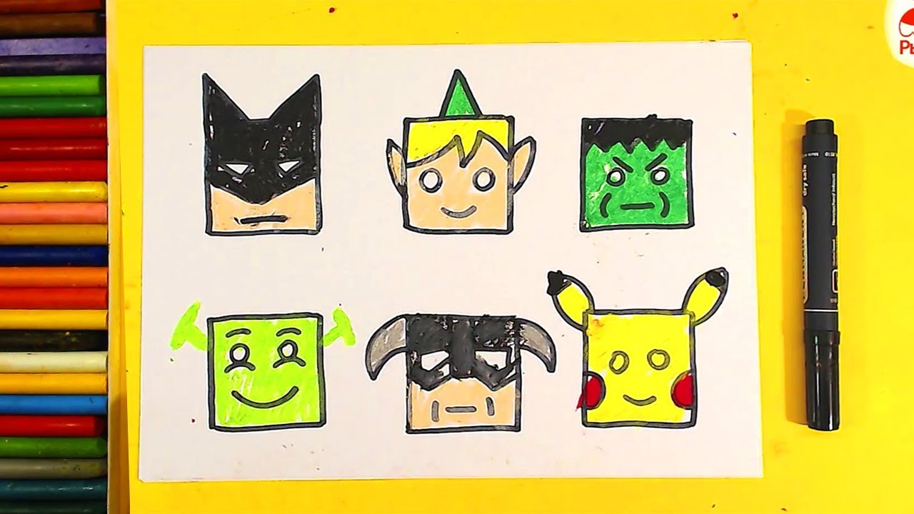 Рыба кит папа рисует майнкрафт