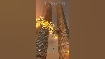 Realistic Plane Crash vs Building 😱