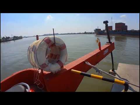 Ferryboat ( Phra Pradaeng ) Samutprakan Thailand JAN 2022