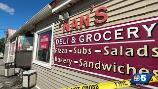 Route 104 reopens in Fairfax following fire at Nan's Mobil Station