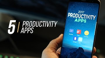 5 Best Android Apps to increase Productivity (2017)