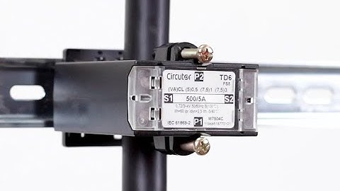 TD - DIN rail accessory for current transformers