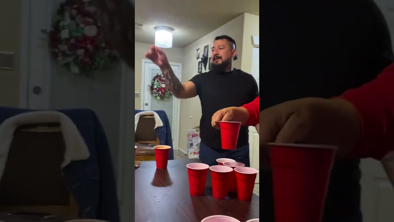 Beer Pong Double Whammy!! 😂😂 