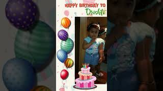 birthday today 24 May I am Drishti I am 6 years old I like Aston my life