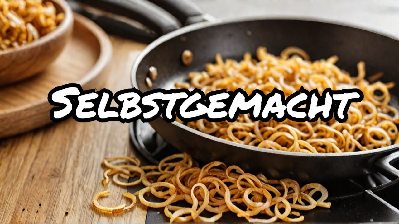 Hausgemachte Röstzwiebeln selber machen