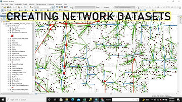 geometric network vs utility network, Creating Geometric Networks, Network Analysis