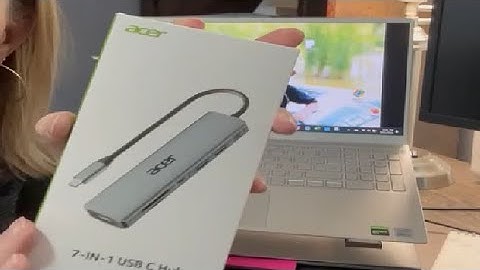 Acer USB C Hub, 7 in 1 USB C to HDMI Splitter, 2 USB 3 1 GEN1 and 5Gbps Type C Data Port Review