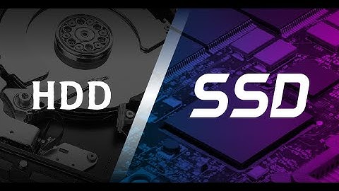HDD vs SSD... what