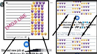 HOW TO MAKE EMOJI+LINE FACEBOOK ACCOUNT NEW METHOD 100% WORKING || REXNICE TRICKS || screenshot 2
