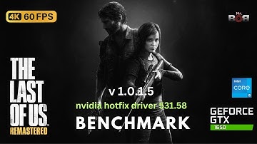The Last of Us  V 1.0.1.5 | Benchmark | GTX 1650 Laptop