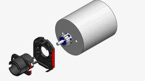 Assembling and mounting an AMT encoder to a motor