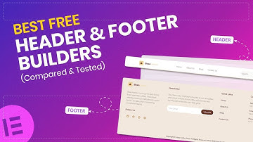 FREE Elementor Header & Footer Builders for Wordpress Websites | Best Plugins 2026