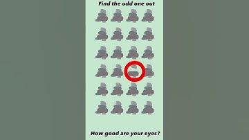 Find the odd one out - How fast can you find it #games  #gaming #shorts #puzzle
