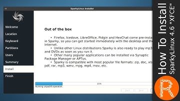 How To Install SparkyLinux 4.6 "XFCE"