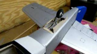 Retractable tailwheel H9 P-51 Blue Nose test w/ doors