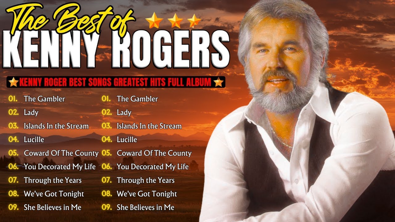 Kenny Rogers Essential Playlist 🌾 Country Music Legends Collection
