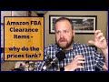 Amazon FBA Clearance Items - Why do they tank in price?