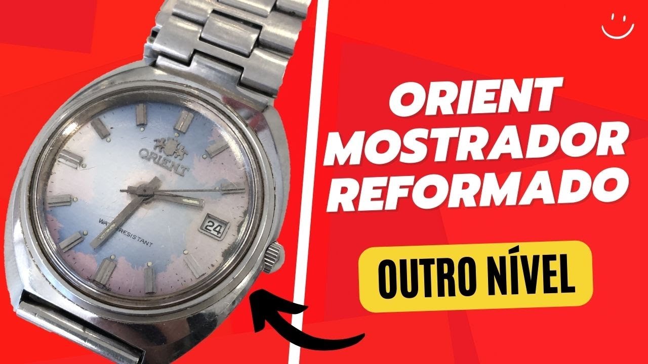 Relógio Orient 20321 de Corda Manual - Veja como Ficou com a Reforma ...