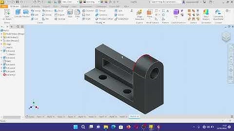 Safety Bracket Inventor 2023 2022 2021 2019 Tutorial best Trick Tutorial Autodesk Inventor