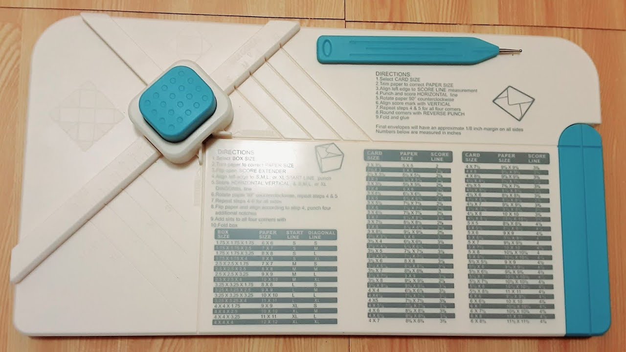Making DIY envelope using Kamei Scoring Board - YouTube
