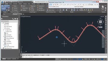 How to create road alignment using civil 3D  (Part-2)