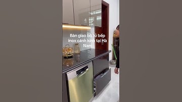 Nội thất Hanasat bàn giao tủ bếp inox cánh kính cho anh Chưởng tại Chuyên Ngoại - Duy Tiên - Hà Nam