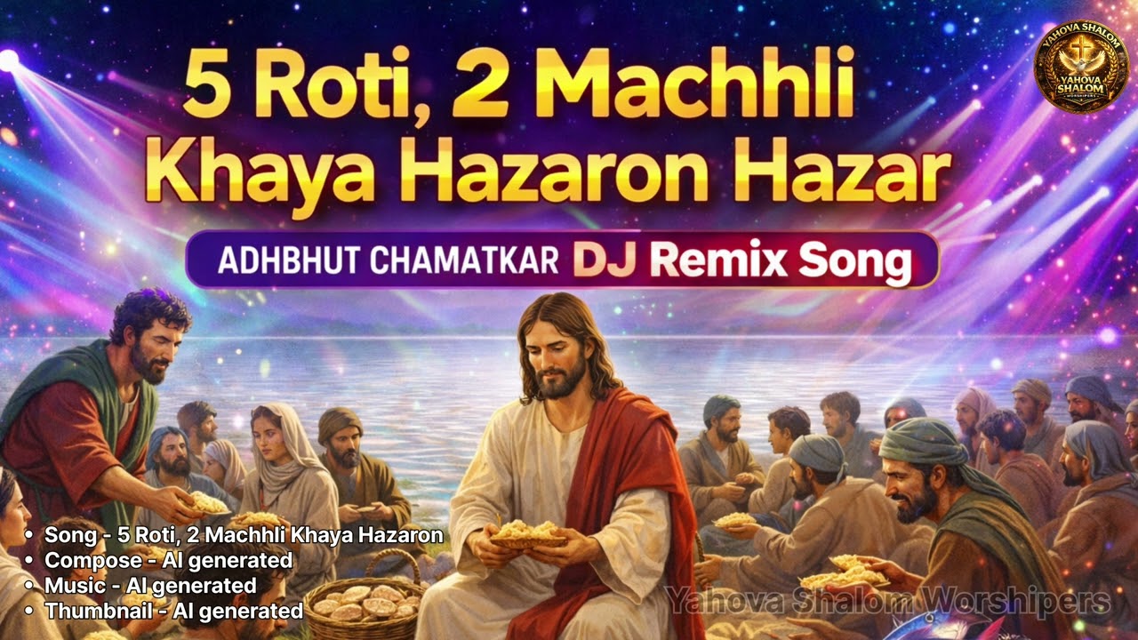 5 Roti 2 Machhli Khaya Hazaron Hazar ll Adhbhut Chamatkar DJ remix Christian Song ll YS Worshipers.