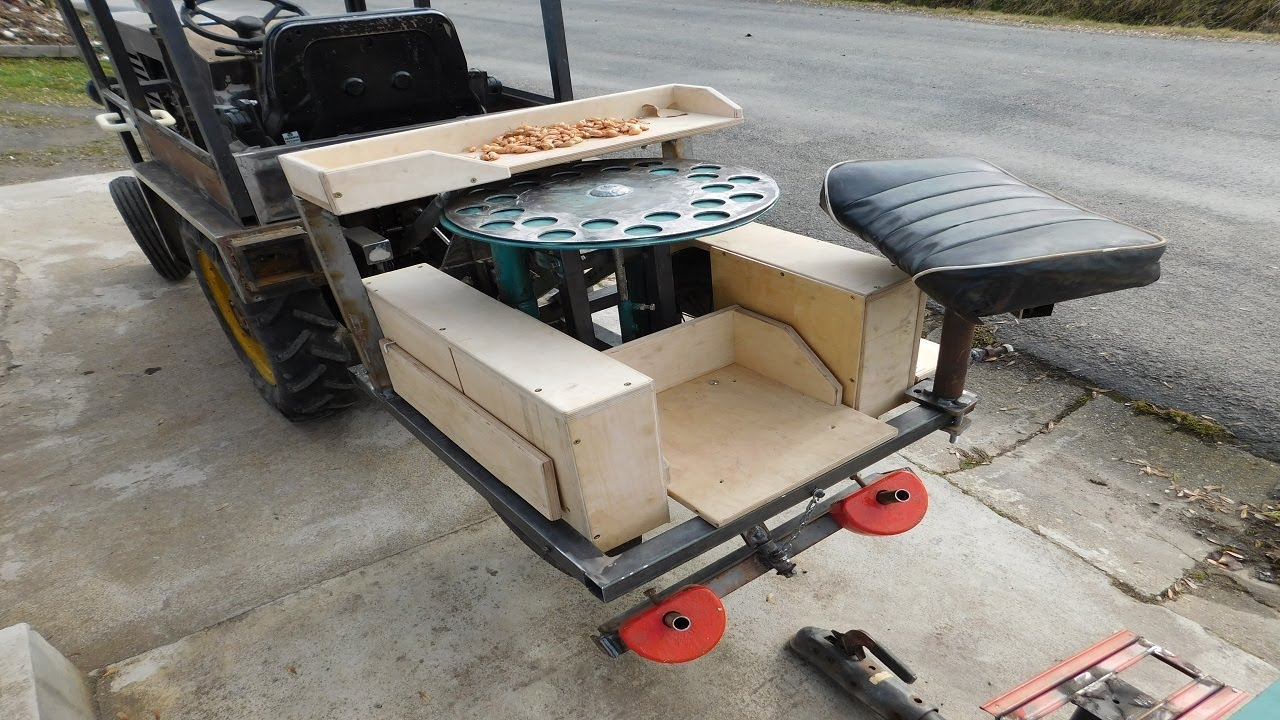 Sazeč cibule a česneku - test po přestavbě