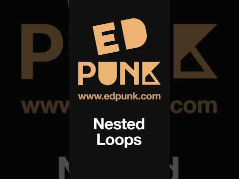 [Day 36] Nested Loops in Python | Learn Python | Dark Mode #100daysofpython