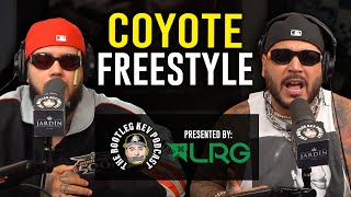 Coyote Freestyle Sending Shots on The Bootleg Kev Podcast 🔥🔥🔥