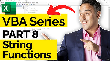 Using Excel VBA String Functions