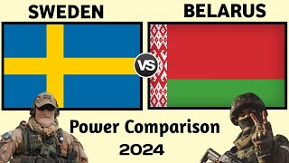Sweden vs Belarus military power comparison 2024 | Belarus vs Sweden military power 2023