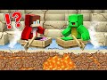 Mikey and jj in minecraft but earth becomes lava  best of maizen  compilation