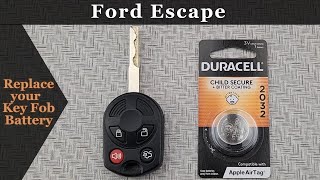 How to DIY Replace or Change a 2013-2019 Ford Escape Key Fob Remote Battery