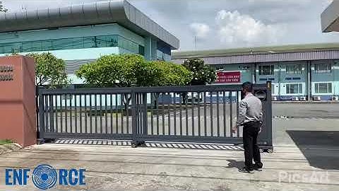 Cổng trượt không ray