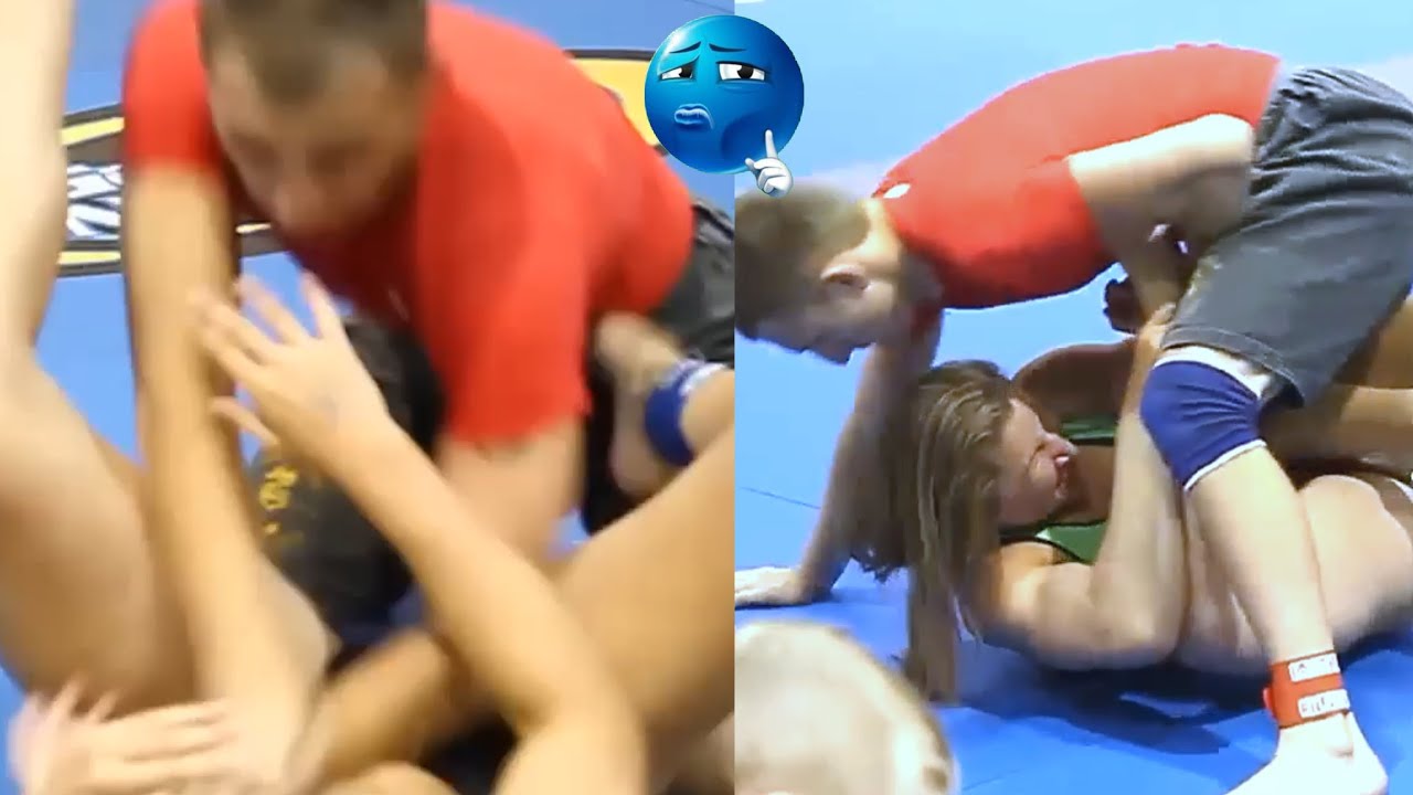 Girl vs Boy Grappling😱 Audience shocked 😲