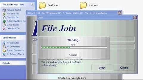 [Lư Tuấn Khôi PT0702] Hướng dẫn ghép file đuôi 001, 002 .. với hjsplit