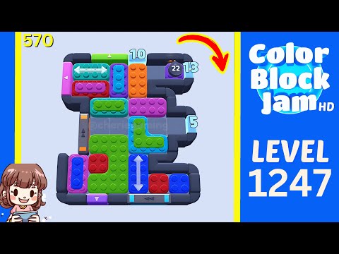 Color Block Jam Level 570 (1247) Solution Walkthrough video preview