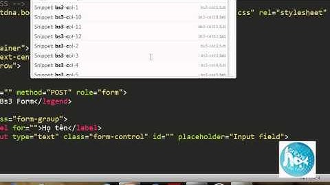 cài đặt và dùng  bootstrap 3 plugin trong sublime text p1