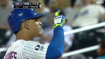 COL@NYM: Lagares opens the scoring with an RBI single