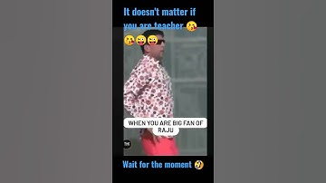 when you are big fan of Raju bhai🤩 it doesn