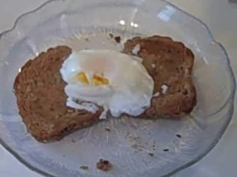 Toaster Oven Poeached Egg - YouTube