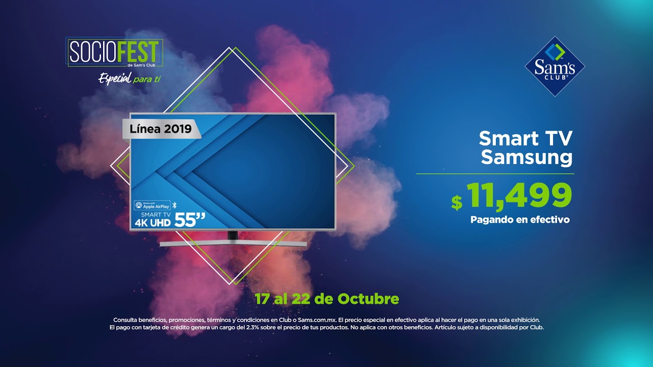 SocioFest Smart TV Samsung Sam's Club YouTube