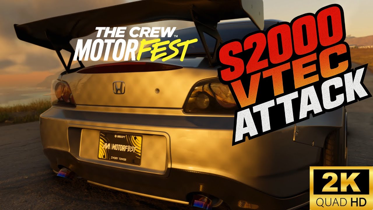 Crew Motorfest - Honda S2000 Cruise & VTEC Pulls Wheelcam POV