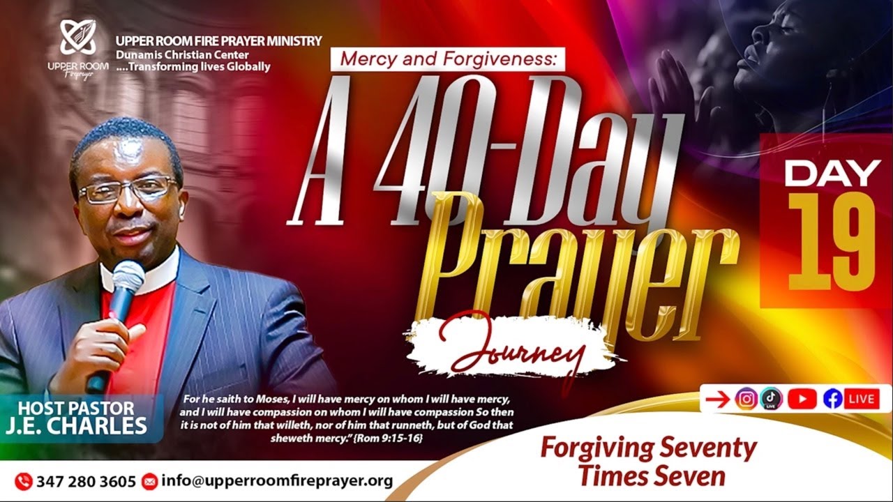 Day 19-40 Days Prayer of Forgiveness |2026 | DOMINION | Pastor J.E ...