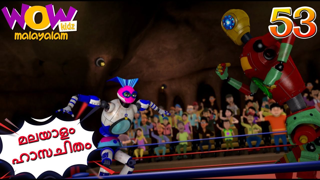 Chacha Bhatija | Malayalam Cartoon | Robotic Wrestling | Malayalam Story