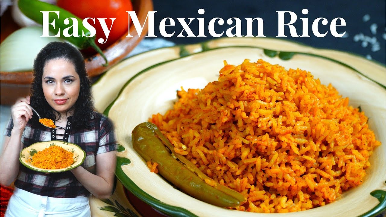 How To Make Mexican Rice Traditional Mexican Spanish Rice Recipe Youtube