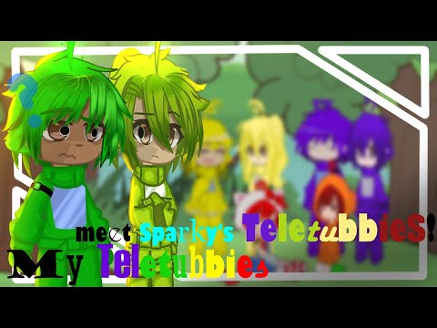 My Teletubbies meet Sparky's Teletubbies! || Collab w/ @Sparkymind || 🥀Tele/slendytubbies🥀||