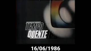 Programação De Tv Do Ano 1986.